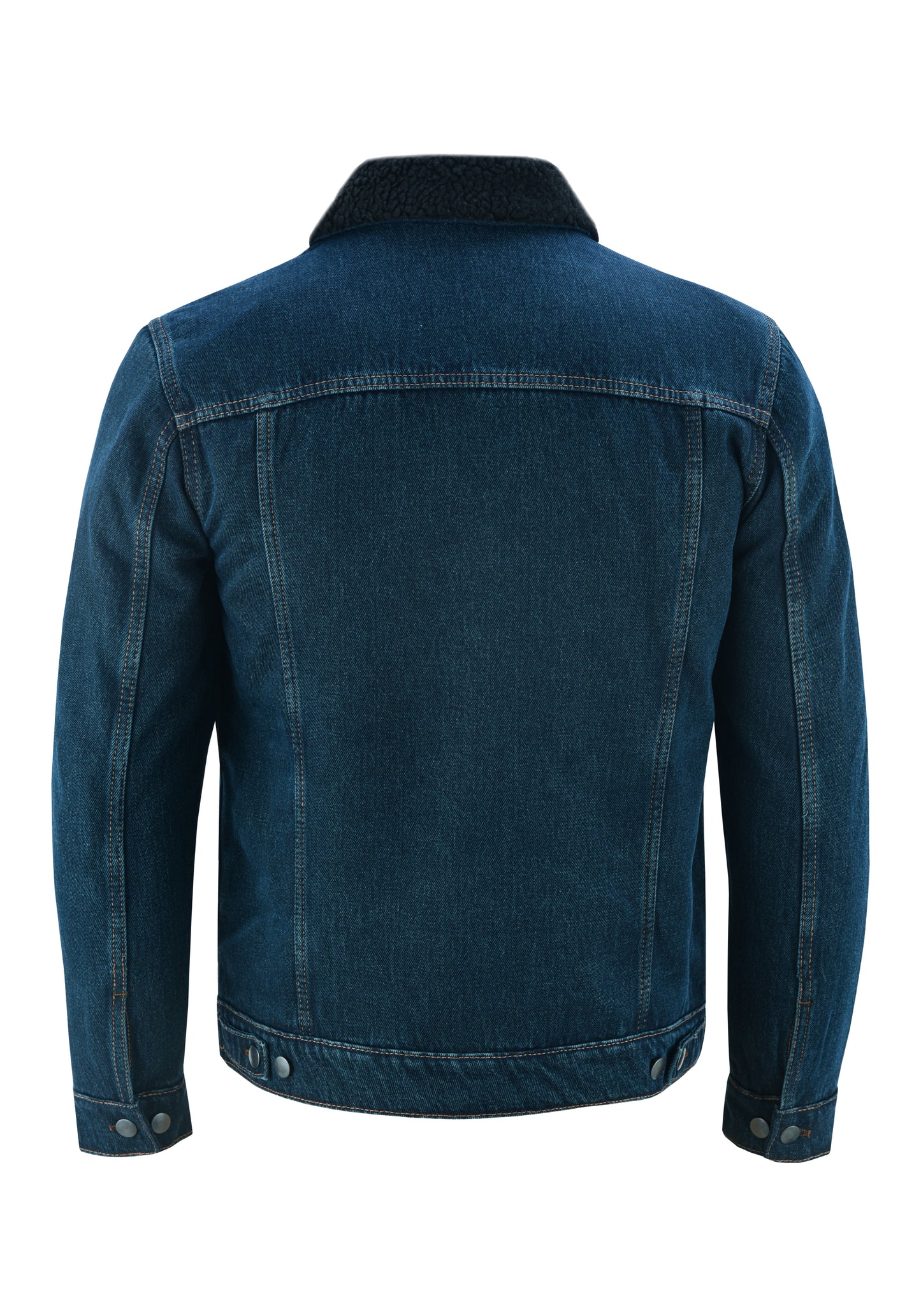KS104 Dirty Blue Denim Fur Jackets Hip-hop Style  Kanvos Sports