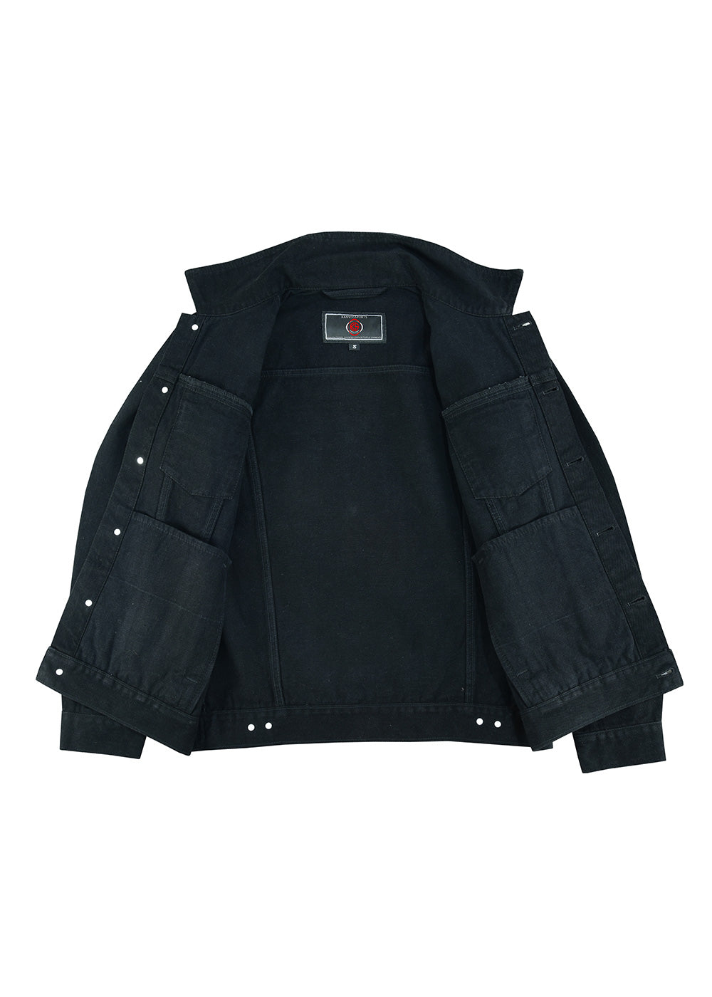 Men's Denim Leather Vest-15